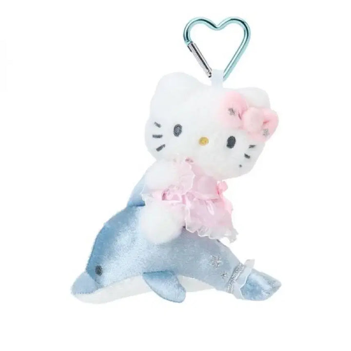 [BUNJANG] Sanrio Hello Kitty Shining Dolphin Series Plush Keychain / 산리오 헬로키티 샤이닝 샤이니 돌핀 돌고래 시리즈 마코 키링 인형 누이