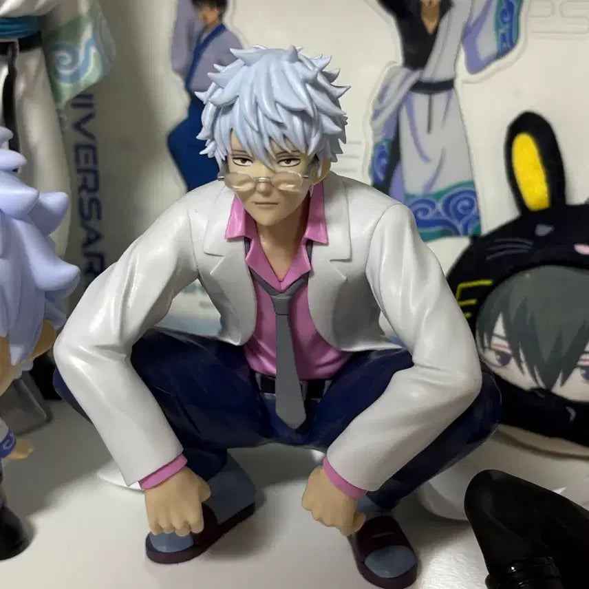 [BUNJANG] Gintama Shinpachi Gintoki (3Z ver.) Desk Figure / 은혼 삼젯 긴파치 데스크 피규어