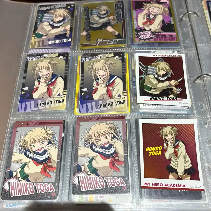 [BUNJANG] My Hero Academia Himiko Toga Paper Bundle Set / 나의 히어로 아카데미아 히로아카 토라 히미코 지류 일괄 판매