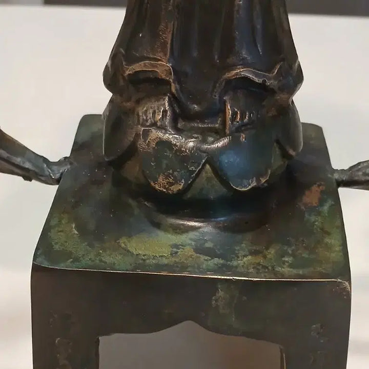 [BUNJANG] Bronze Buddha Triad Statue / 청동일광삼존불상