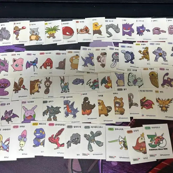 [BUNJANG] Pokemon Sticker Bundle Set / 포켓몬 띠부씰 일괄 판매