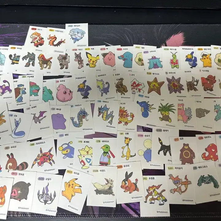 [BUNJANG] Pokemon Sticker Bundle Set / 포켓몬 띠부씰 일괄 판매