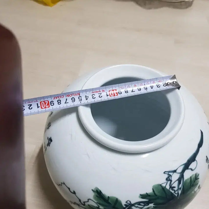 [BUNJANG] Doyeong Grape Moon Motif Ceramic Jar / 도영 포도 문 주기도문 도자기 항아리