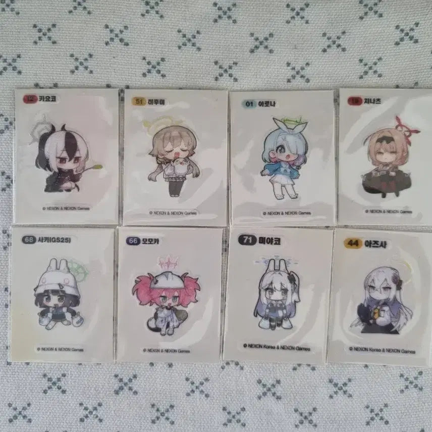 [BUNJANG] Blue Archive Sticker Collection / [개당 가격]블루아카이브 띠부씰 모음 1