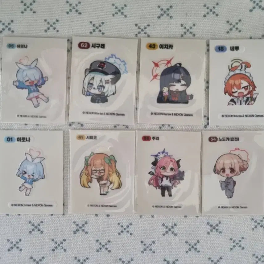 [BUNJANG] Blue Archive Sticker Collection / [개당 가격]블루아카이브 띠부씰 모음 2