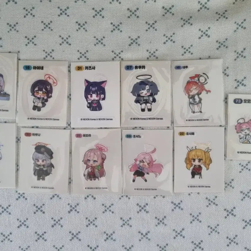 [BUNJANG] Blue Archive Sticker Collection (Set 5) / [개당 가격]블루아카이브 띠부씰 모음 5