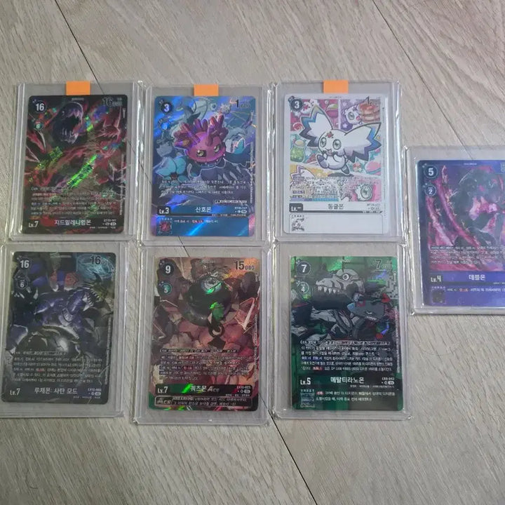 [BUNJANG] Digimon Card Parallel Set / 디지몬 카드 페레럴 7장 일괄 판매합니다.