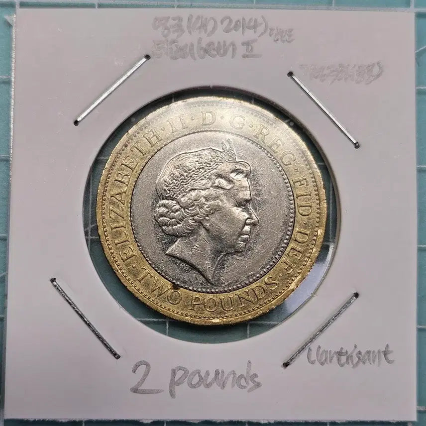 [BUNJANG] United Kingdom 2 Pound Coin - World War I Centenary (2014) / 영국 제1차 세계 대전 100주년 기념주화