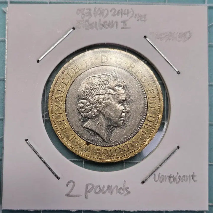 [BUNJANG] United Kingdom 2 Pound Coin - World War I Centenary (2014) / 영국 제1차 세계 대전 100주년 기념주화