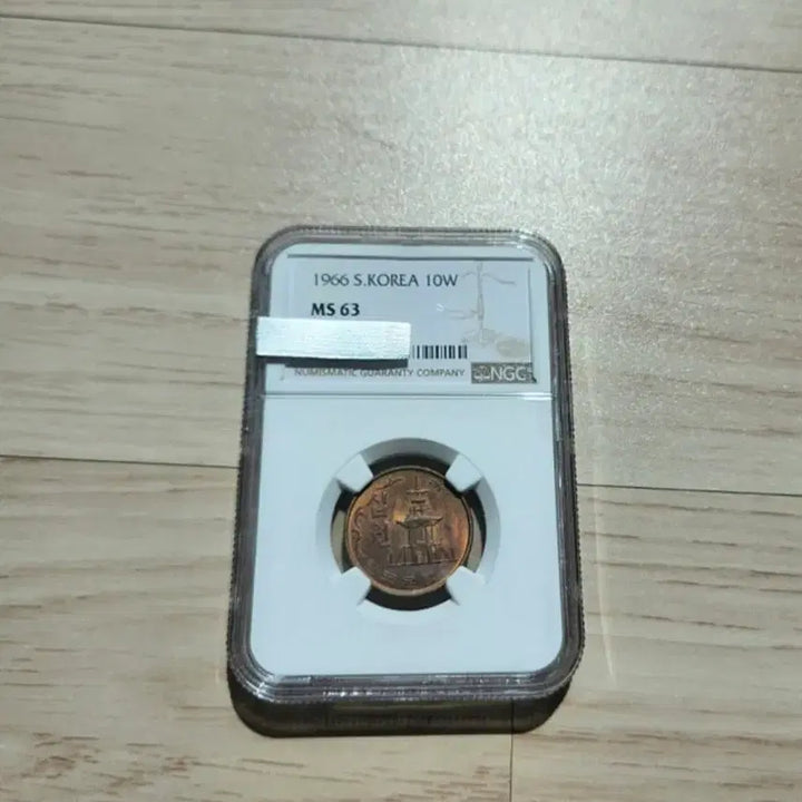 [BUNJANG] 1966 10 Won Coin NGC MS63 / 1966년 10주화 NGC MS63