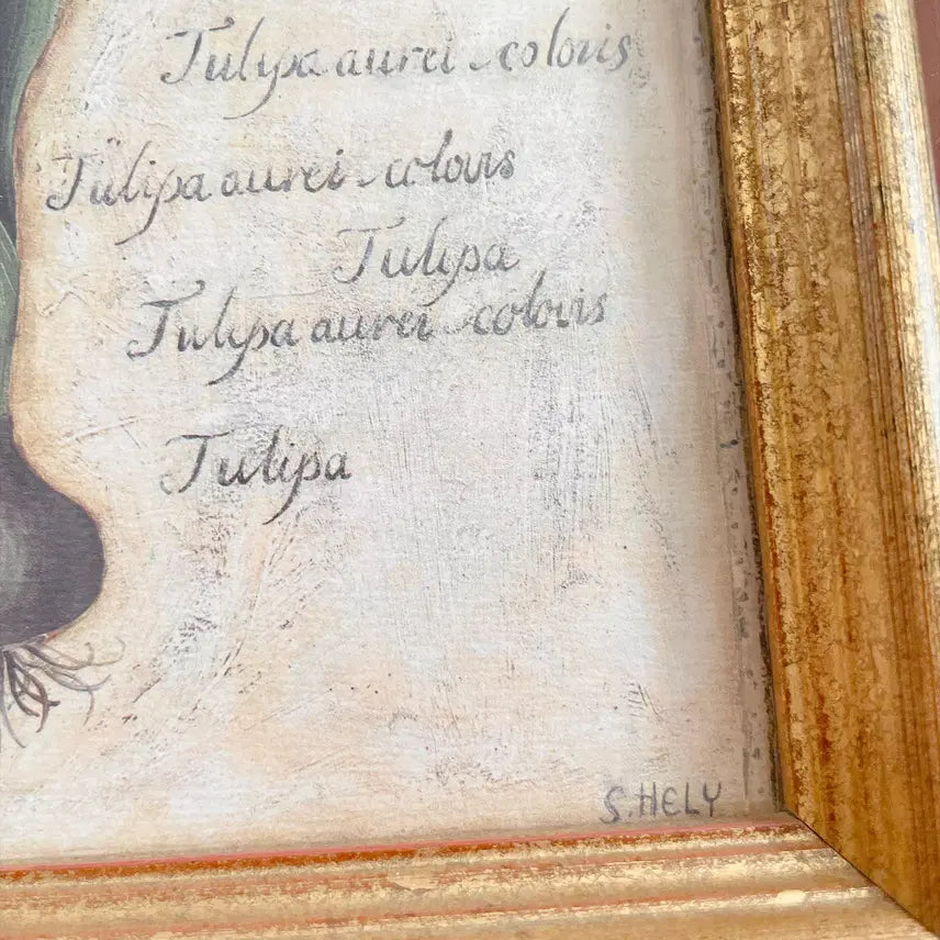 [BUNJANG] Antique Tulip Frame / 앤틱 튤립 액자