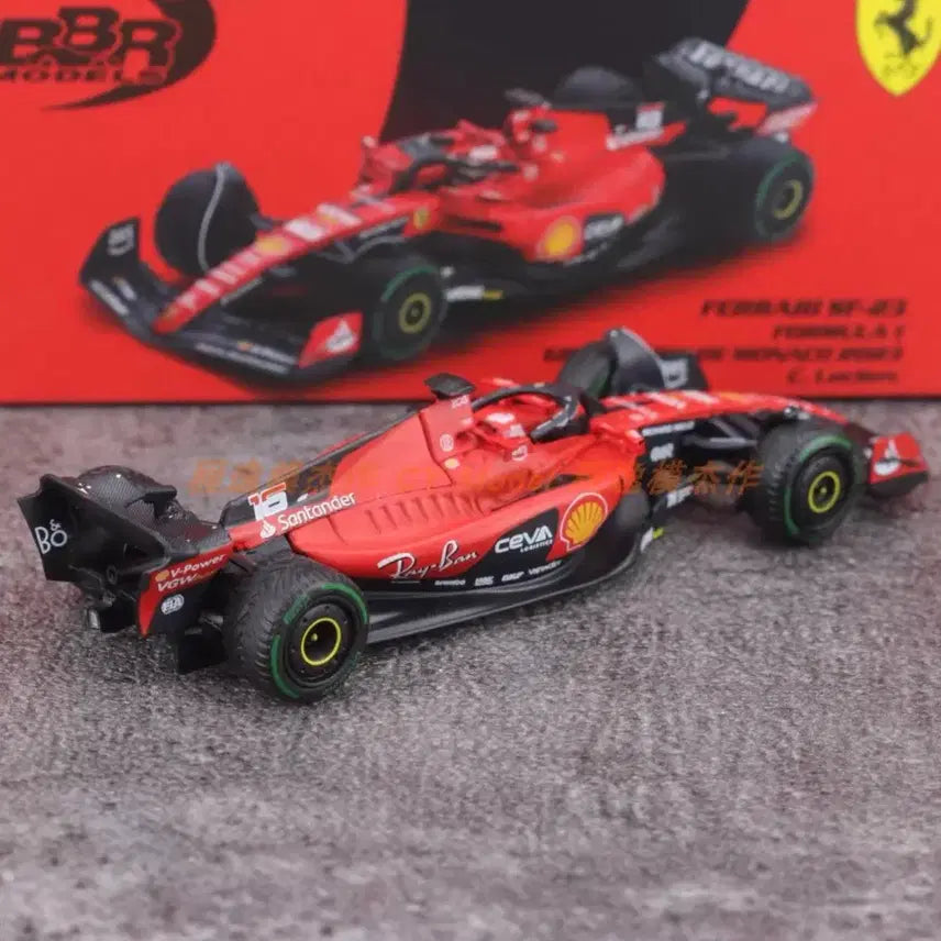 [BUNJANG] BBR 1:64 Ferrari SF-23 Charles Leclerc Monaco Grand Prix Model Car / 1:64 BBR F1 페라리 SF-23 샤를 르끌레르