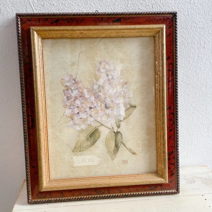[BUNJANG] Antique Lilac Frame / 앤틱 라일락 액자