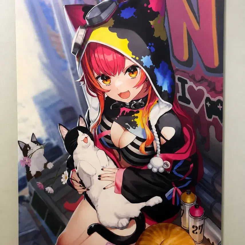 [BUNJANG] Vspo Nekota Tsuna Official Bromide (Scroll Rod) / 브이스포 네코타 츠나 공식 브로마이드(족자봉) 판매합니다!