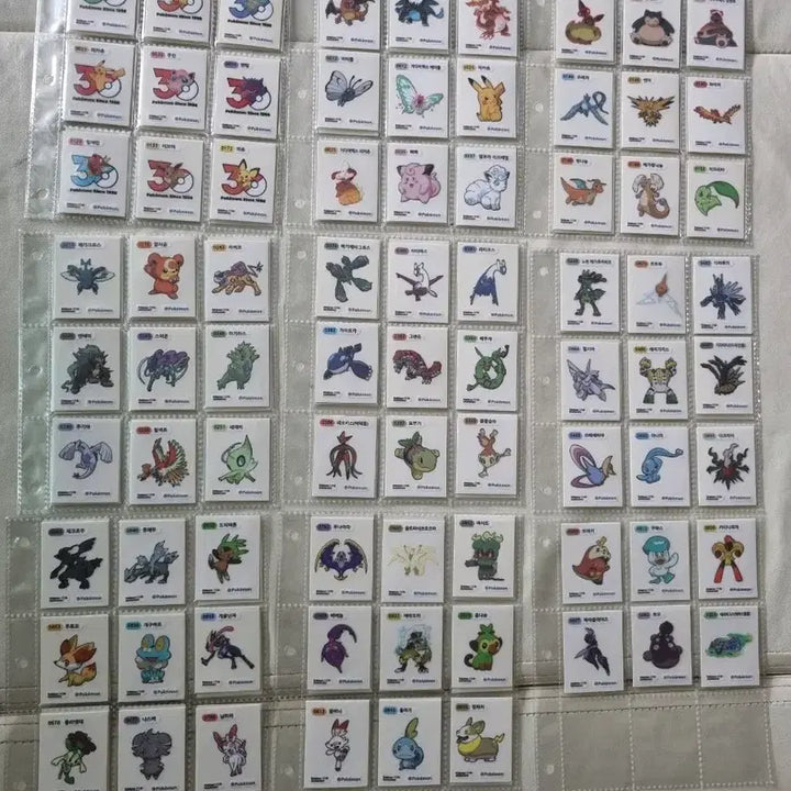 [BUNJANG] Pokemon Season 5 Sticker Collection Complete Set / 포켓몬 시즌5 띠부씰 전종