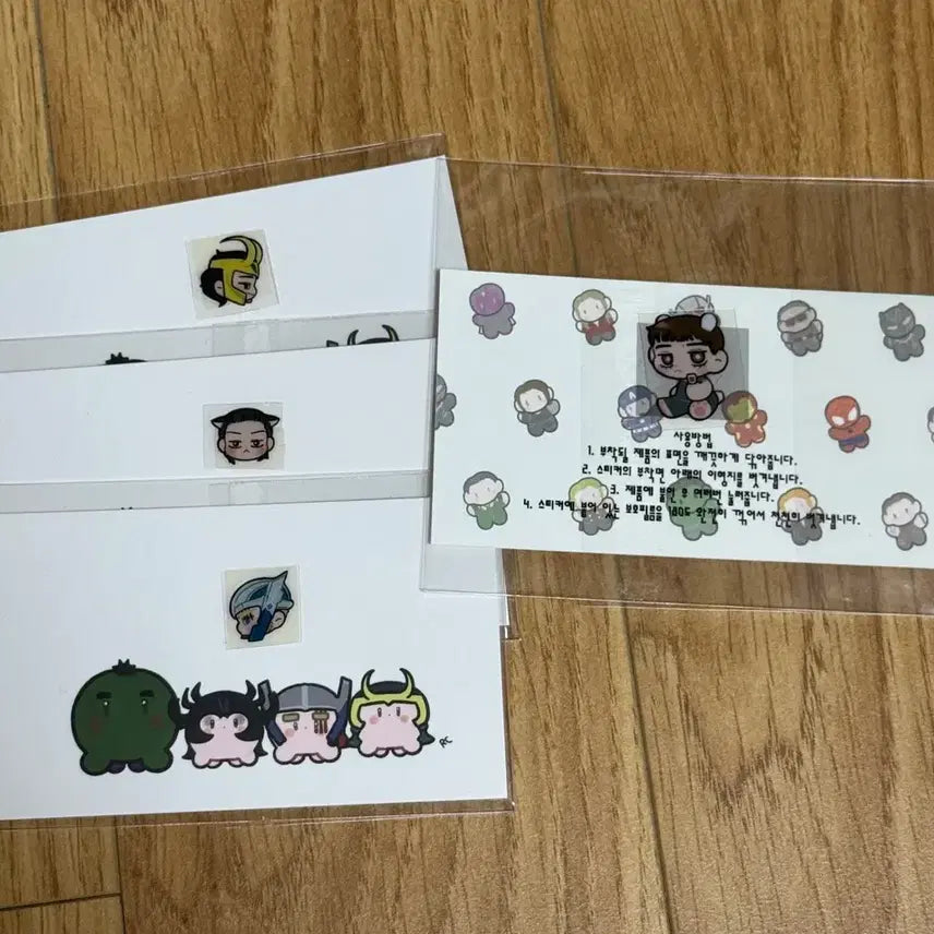 [BUNJANG] Thor, Loki, Tony Stark Fan Art Enamel Pins Bundle Set / 토르, 로키, 토니 스타크 2차 창작 전차스