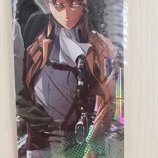 [BUNJANG] Attack on Titan Levi Ackerman Hologram Card Postcard Official Merchandise / 진격의 거인 진격거 리바이 아커만 홀로그램 카드 엽서 공식 정품 굿즈