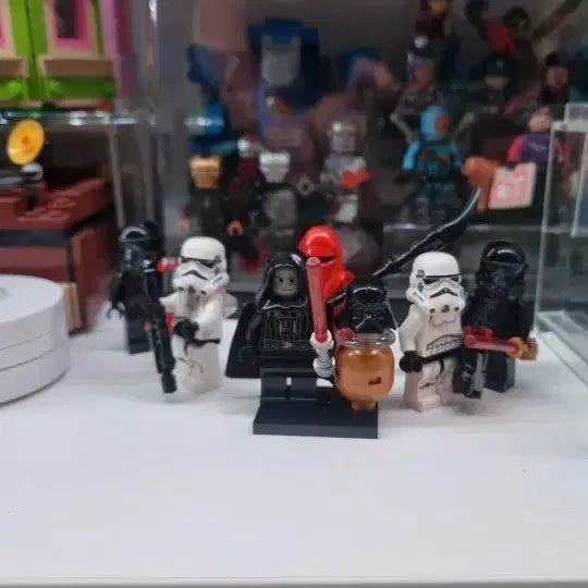 [BUNJANG] LEGO Star Wars Minifigure Bundle Set - Darth Vader &amp; Soldiers (6 Figures) / 레고 스타워즈 미니 피규어 다스베이더&amp; 기타 병사 총 6명 일괄