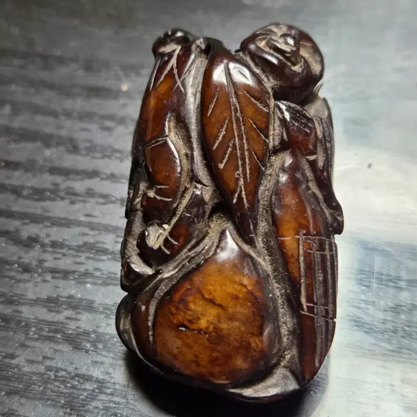 [BUNJANG] Chinese Antique Amber Carving Ornament / 장식품