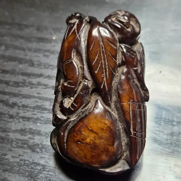 [BUNJANG] Chinese Antique Amber Carving Ornament / 장식품