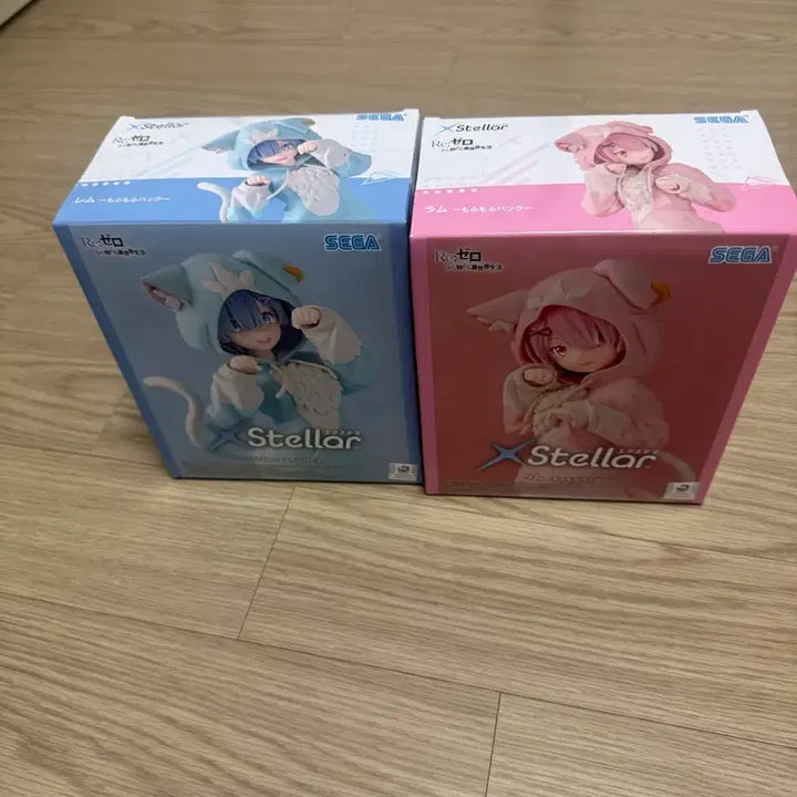 [BUNJANG] SEGA Re:Zero Rem &amp; Ram Stellar Figure (Sealed) / 세가 리제로  람&amp;렘 스텔라 피규어 미개봉