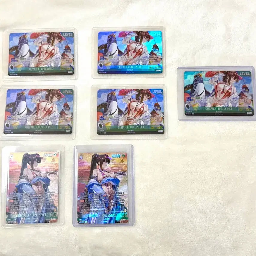 [BUNJANG] Nibel Arena Nikke Marchana Marine Study BT08 UR/L Bundle Set / 니벨아레나 니케 마르차나 마린 스터디 BT08 UR / L 일괄 판매