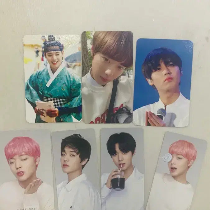 [BUNJANG] Park Ji Hoon Photocard Bundle Set (Advertisement Items &amp; Fan-made) / 박지훈 포토카드 광고템과 비공굿