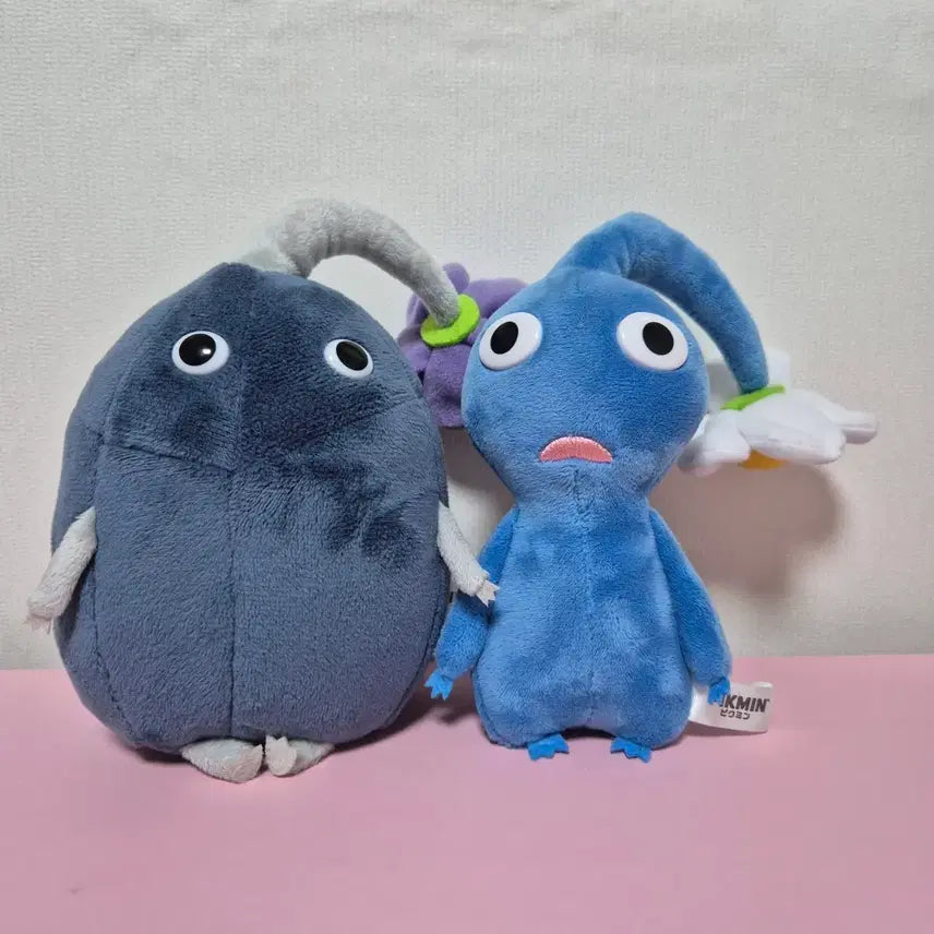 [BUNJANG] Pikmin Rock &amp; Blue Plush Doll Set / 닌텐도 피크민 바위 파랑 인형