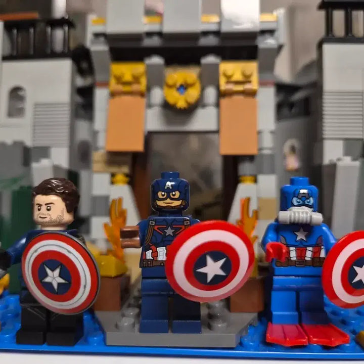 [BUNJANG] LEGO Captain America &amp; Bucky Barnes 5-Figure Set / 5종 마블 레고 캡틴 아메리카 및 버키 반즈 피규어