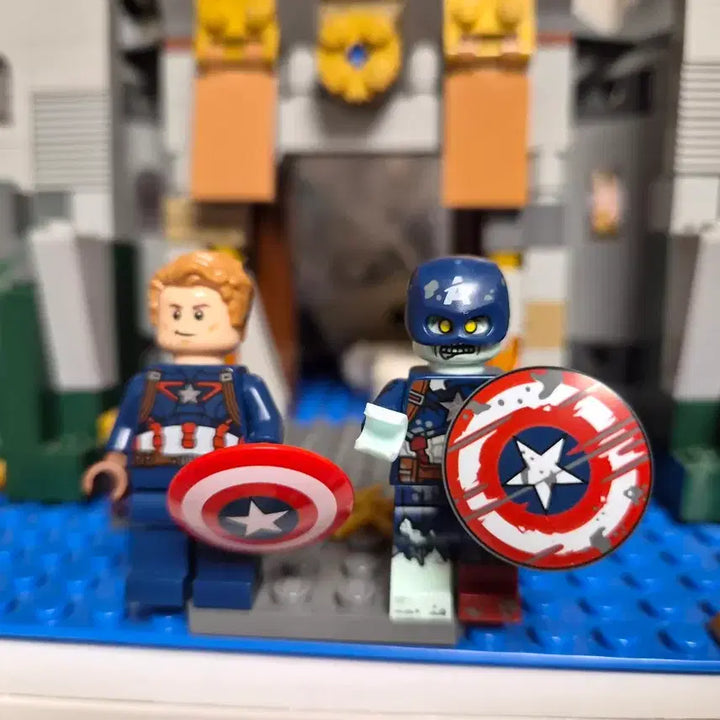 [BUNJANG] LEGO Captain America &amp; Bucky Barnes 5-Figure Set / 5종 마블 레고 캡틴 아메리카 및 버키 반즈 피규어