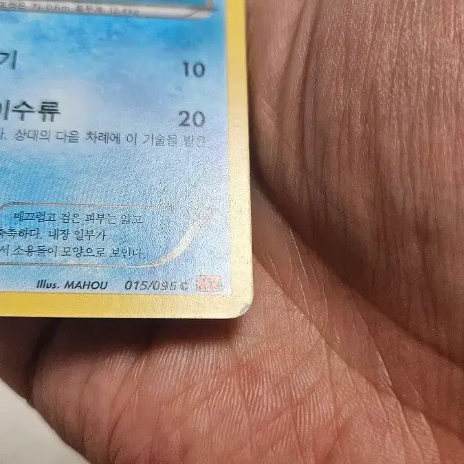 [BUNJANG] Pokemon Card Ancient Pack Frogadier Card / 포켓몬카드 고대팩 발챙이 카드 팝니다