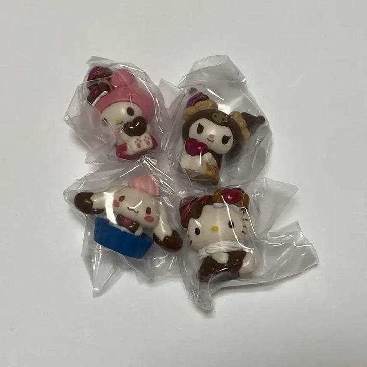 [BUNJANG] Sanrio Chocolate Doll Gachapon Set (4 Types) / 산리오 초콜릿돌 가챠 4종 세트