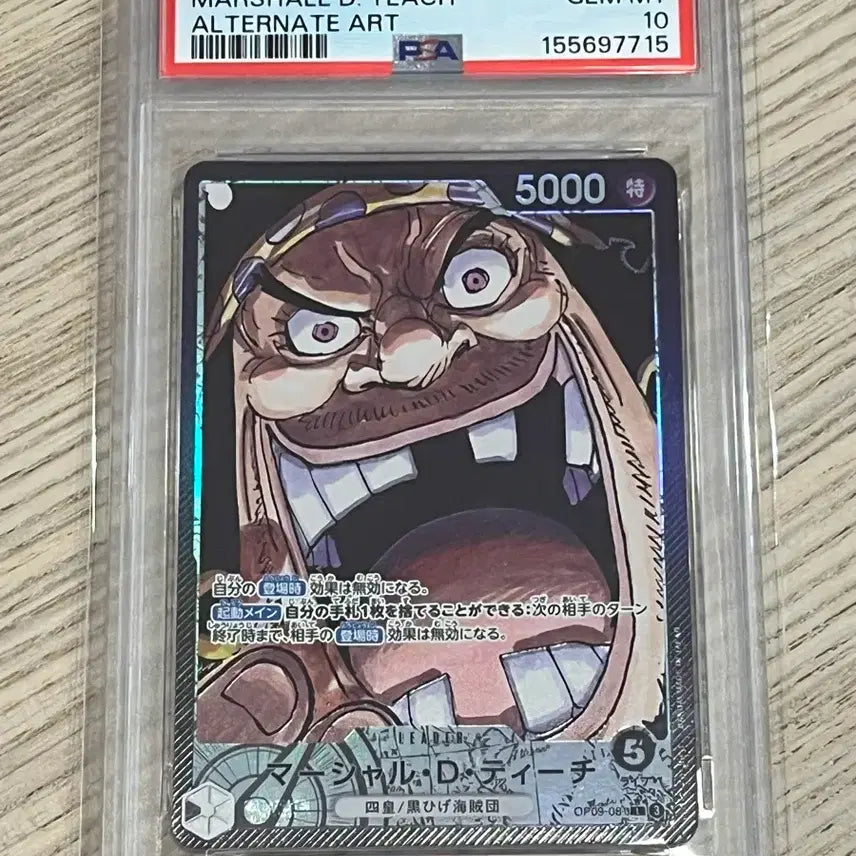 [BUNJANG] One Piece Card Teach PSA 10 Graded / (일판 l-p) 원피스 카드 티치 psa10 등급