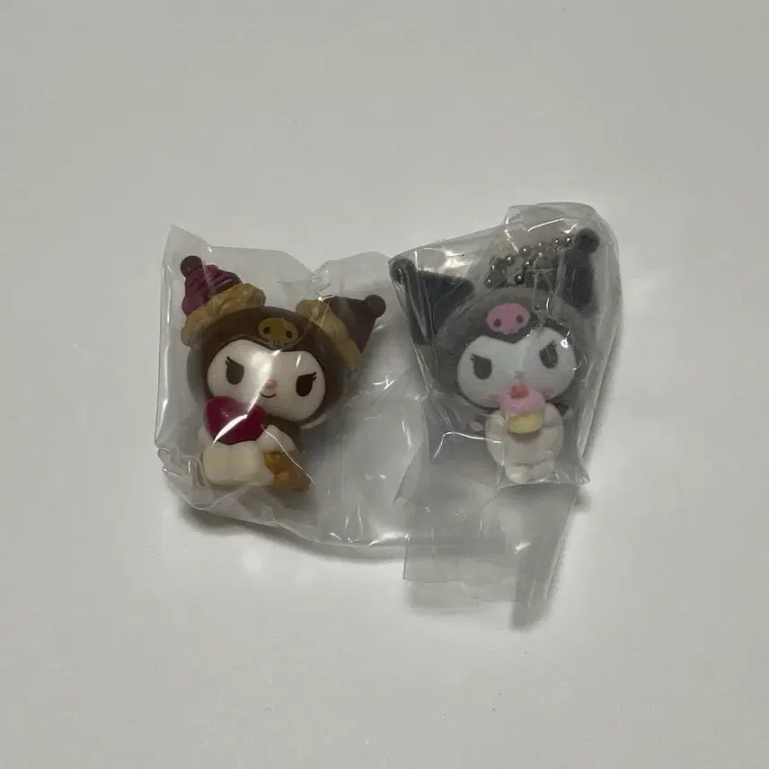 [BUNJANG] Kuromi Gacha Set (Chocolate Doll, Fluffy Swing) / 쿠로미 가챠 2종 세트 (초콜릿돌, 플로키 스윙)