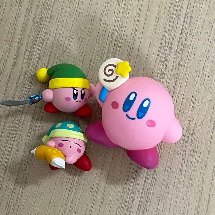 [BUNJANG] Kirby Figure Gachapon Set (3 Types) / 커비 피규어 가챠  3종 세트