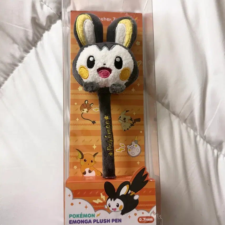 [BUNJANG] Pokemon Emolga Plush Ballpoint Pen / 포켓몬스터 에몽가 인형 볼펜