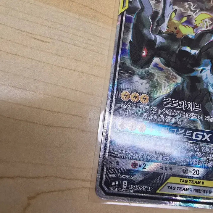 [BUNJANG] Pikachu &amp; Zekrom Special Edition Card / 피카츄&amp;제크로무 특일