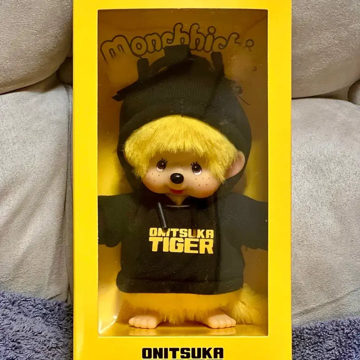 [BUNJANG] Onitsuka Tiger x Monchhichi Collaboration Hoodie Plush / 오니츠카 타이거 몬치치