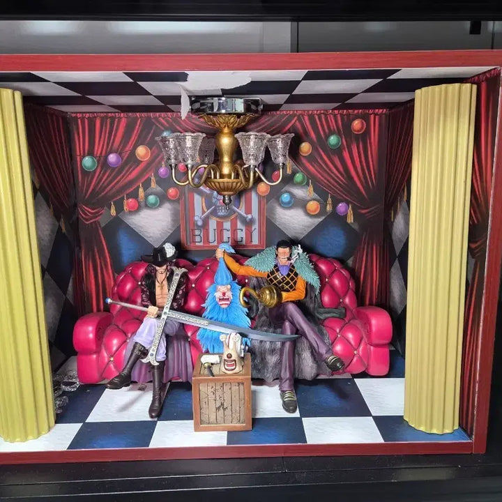 [BUNJANG] TMD Studio One Piece Cross Guild Mihawk, Crocodile, Buggy Resin Statue / TMD 스튜디오 원피스 크로스길드 미호크 크로코다일 버기 레진피규어