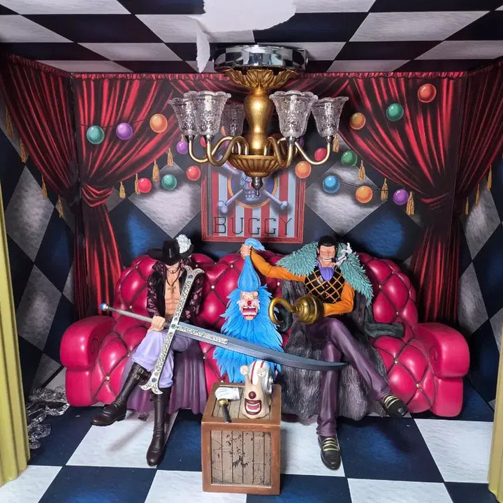 [BUNJANG] TMD Studio One Piece Cross Guild Mihawk, Crocodile, Buggy Resin Statue / TMD 스튜디오 원피스 크로스길드 미호크 크로코다일 버기 레진피규어