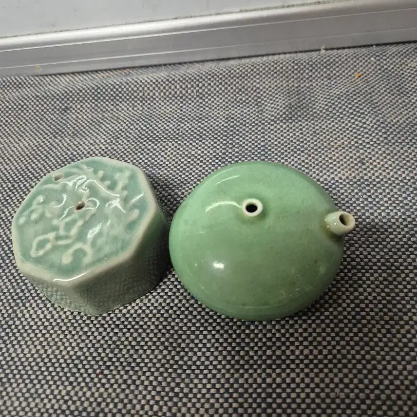 [BUNJANG] Celadon Inkstone Set (2 Items) Antique / 청자연적2점일괄