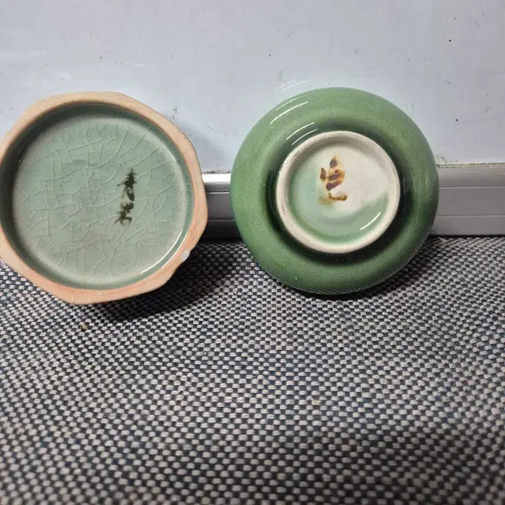 [BUNJANG] Celadon Inkstone Set (2 Items) Antique / 청자연적2점일괄