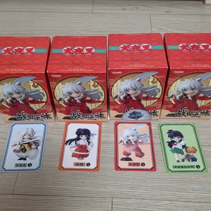 [BUNJANG] Pop Mart Inuyasha Sealed 4-Type Bundle Set / 미개봉 팝마트 이누야샤 피규어 4종 일괄