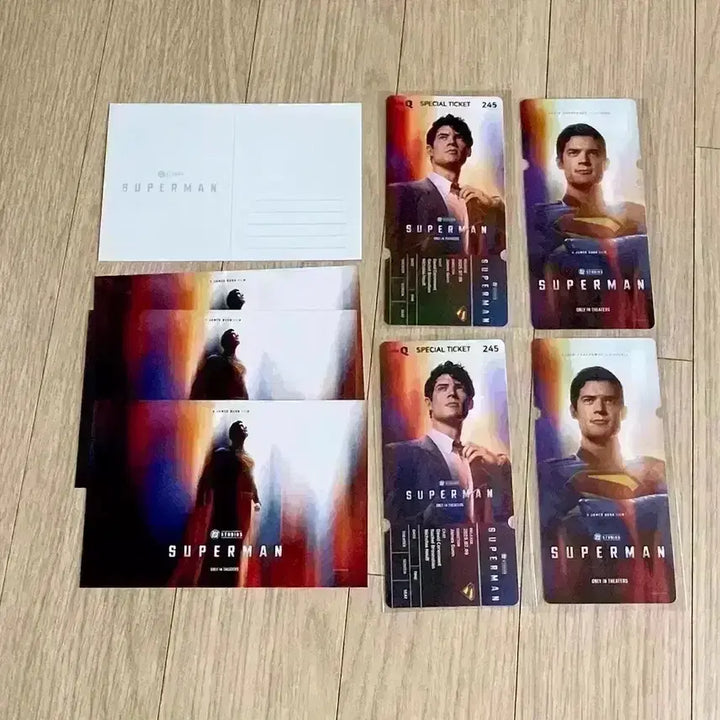 [BUNJANG] Superman IMAX Poster &amp; Special Ticket Bundle / [2종일괄]슈퍼맨 스페셜티켓+엽서 아이맥스 포스터 TTT씨네큐 수퍼맨스티