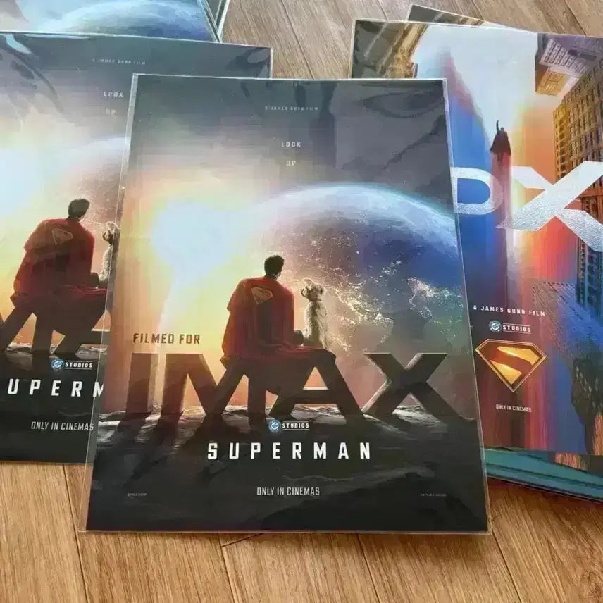 [BUNJANG] Superman IMAX Poster &amp; Special Ticket Bundle / [2종일괄]슈퍼맨 스페셜티켓+엽서 아이맥스 포스터 TTT씨네큐 수퍼맨스티