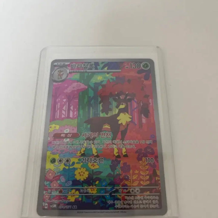 [BUNJANG] Pokemon Card Barasky AR / 포켓몬 카드 바라철록 AR
