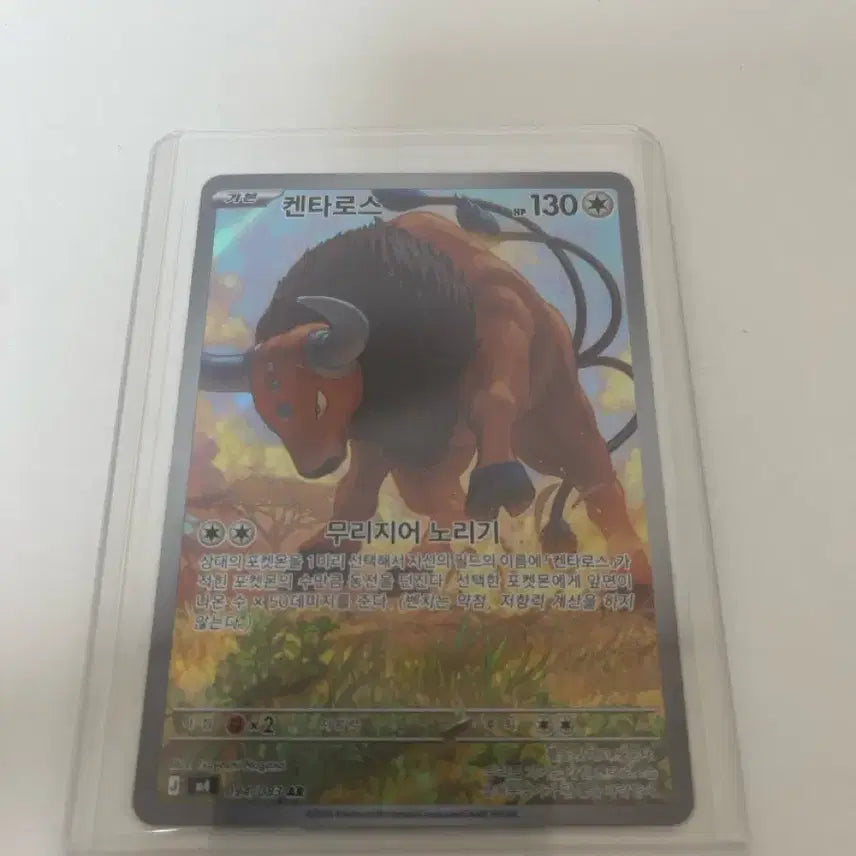[BUNJANG] Pokemon Card Kentauros AR / 포켓몬 카드 겐타로스 AR