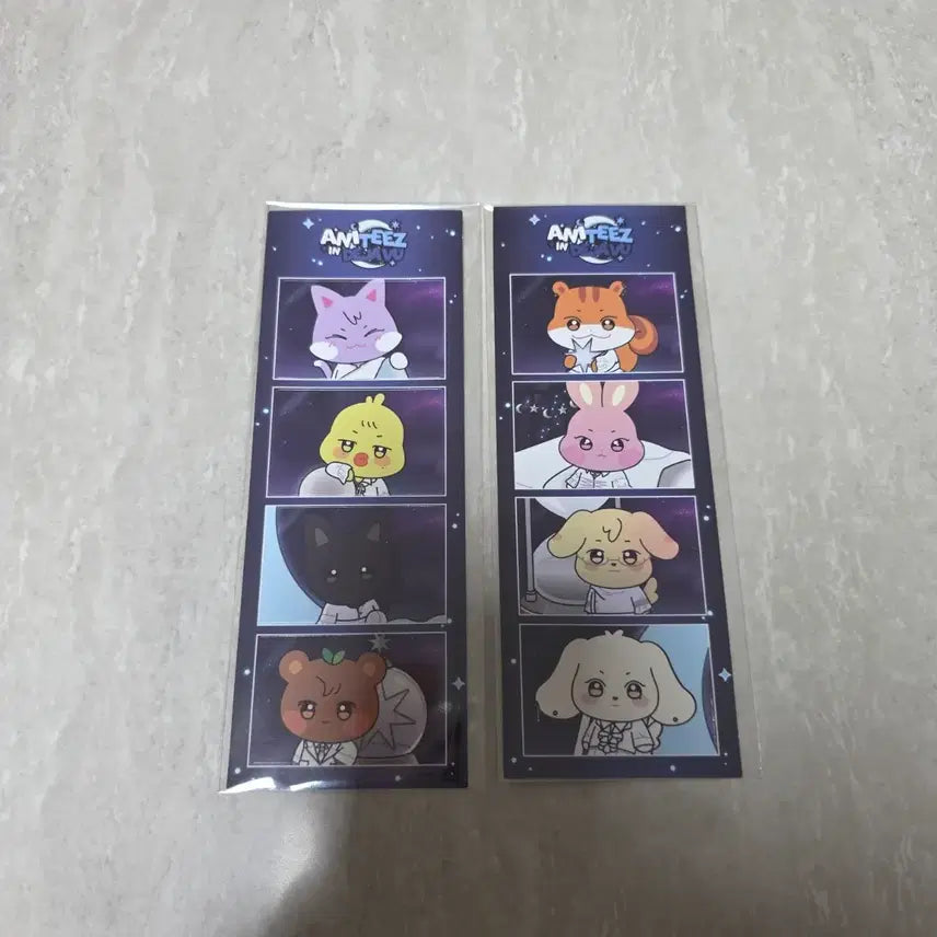 [BUNJANG] ATEEZ ANITEEZ Dejavu Four-Cut Sticker Set / 에이티즈 사운드웨이브 애니티즈 네컷 스티커