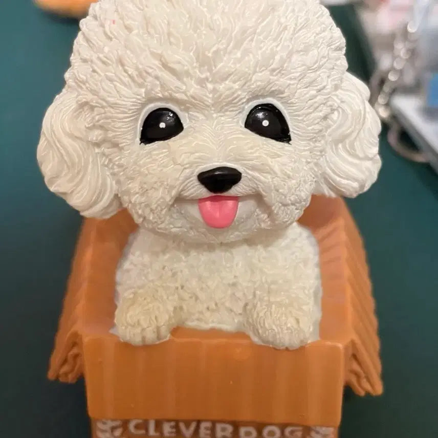 [BUNJANG] Poodle Bobblehead Figurine / 푸들 장식피규어 흔들강아지피규어 푸들흔들피규어