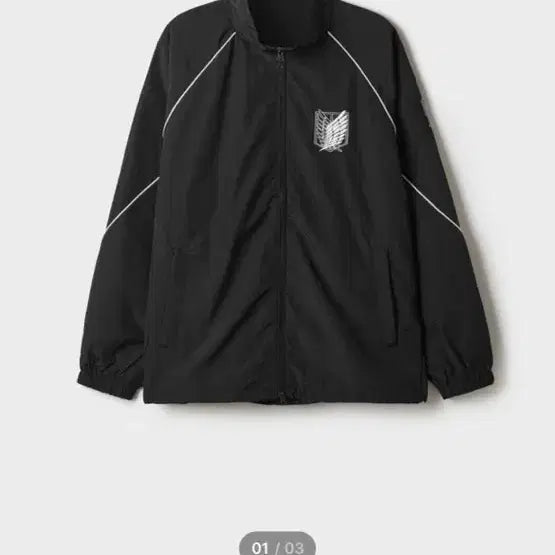 [BUNJANG] SPAO Attack on Titan Windbreaker Jacket (Size L) / 스파오 진격의거인 윈드브레이커 L 사이즈